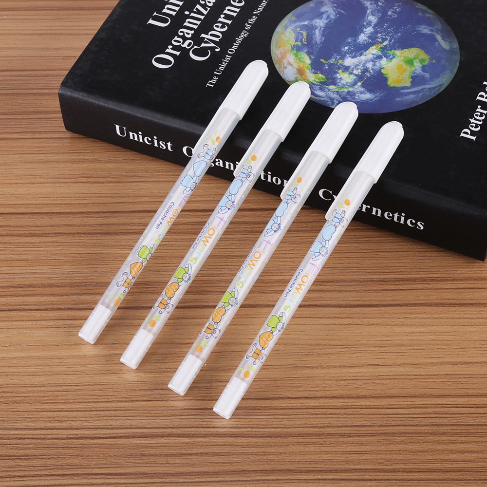 Tbest Glitter Marker, Highlighter Marker,4Pcs/Set 0.8mm White Ink
