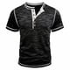 thumbnail image 4 of pstuiky camisetas camisas para hombre, Camisa de manga corta con cuello redondo y botones de color liso para hombre camisas casuales para hombre l, 4 of 7