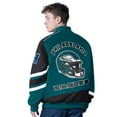 thumbnail image 2 of Men's G-III Sports by Carl Banks Midnight Green Philadelphia Eagles Prime Time Full-Zip Racing Jacket, 2 of 2