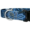 thumbnail image 5 of Country Brook Petz® Deluxe Blue Paisley Dog Collar - Made in The U.S.A., 2XS, 5 of 5