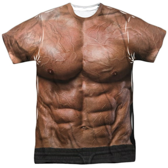 - Muscle Costume - Short Sleeve Shirt - Large