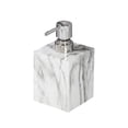 thumbnail image 4 of Dispensador de jabón, bomba de espuma, botella de loción, champú, ducha, dispensador de jabón de manos reutilizable rústico, dispensador de jabón líqu Plata blanca, 4 of 8