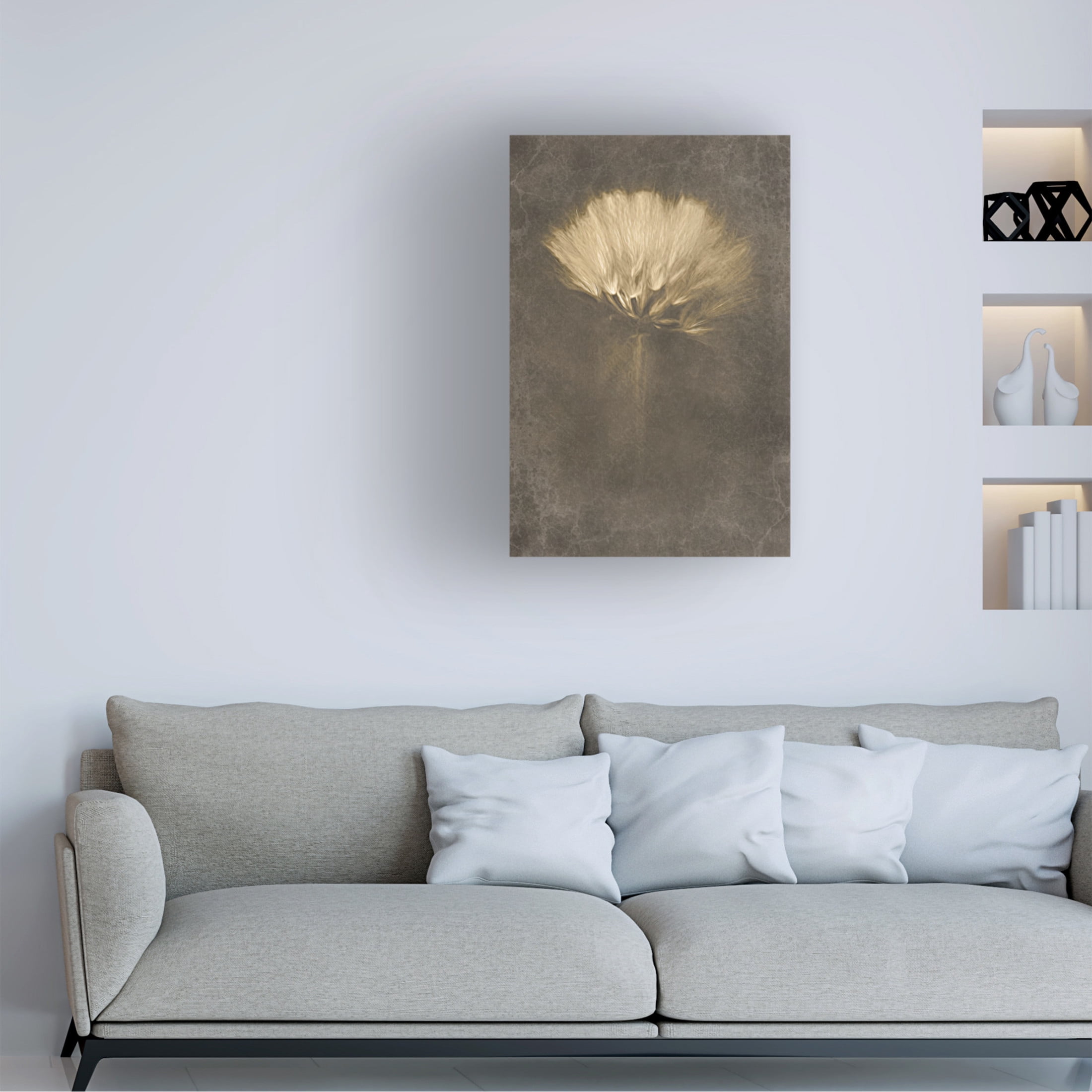 Canvas Wall Art - Cicek Kiral 'Mysterious Days' Wall Art for Living Room, Bedroom, or Office D?cor by Trademark Fine Art - 16 x 24 Inches