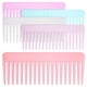 thumbnail image 1 of 5pcs Detangler Combs anchos Cocs Desenangando peines de color anchos Combs para cabello mojado, 1 of 5