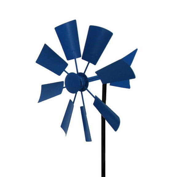 Mfigree Large Outdoor Metal Wind Spinners, Unique 360 Degrees Metal Swivel Classical Two-Color windmill Wind Spinner for Patio Lawn Outdoor Yard Lawn Gard
