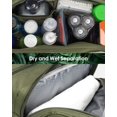 thumbnail image 2 of Neceser TACTICISM Dry Wet Separate Travel Green para hombre, 2 of 7