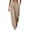 Beige, variant on Business Pant for Women Cuffed Pants Office Work Trousers with Pocket Dress Pants Casual Business Suit Pants