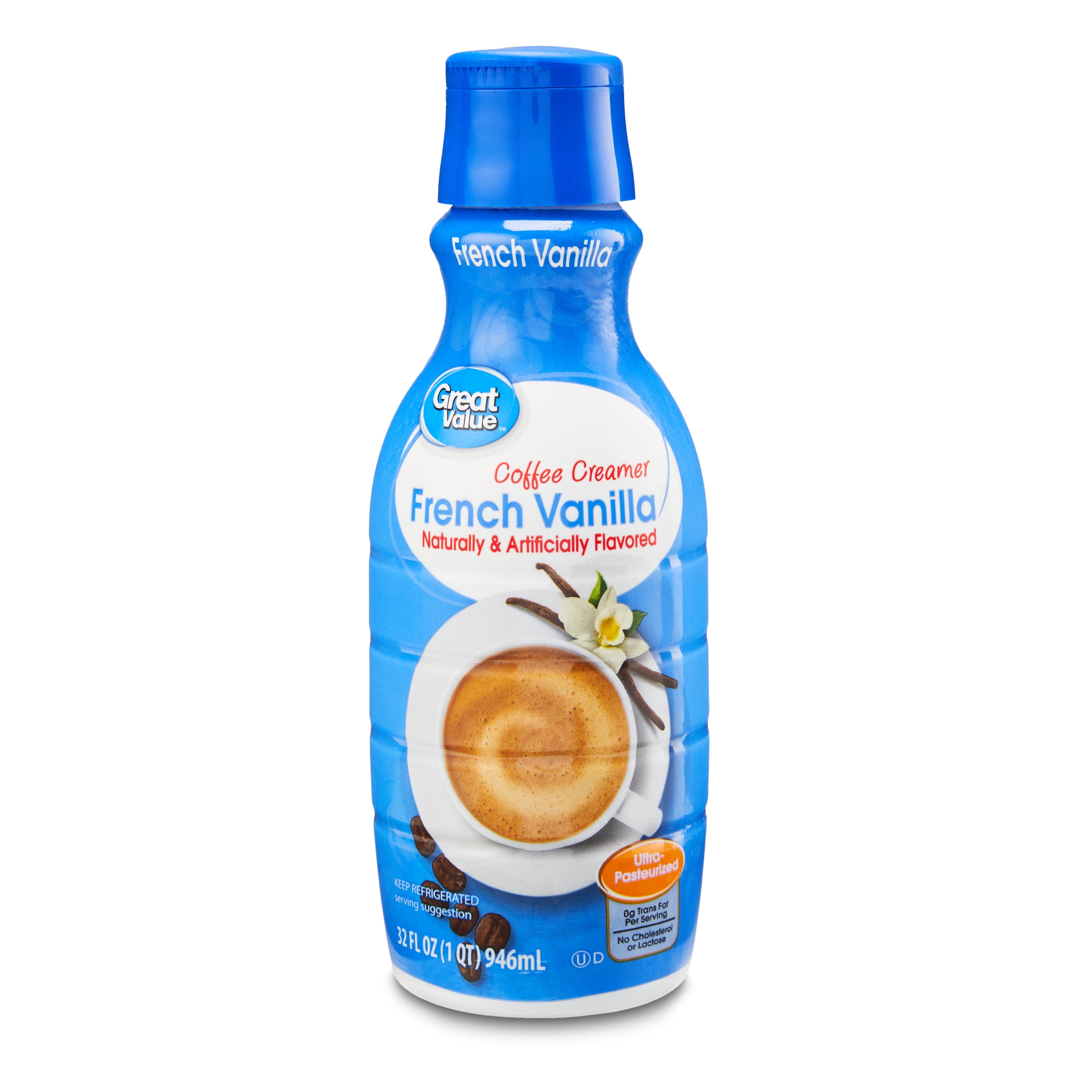 Great Value French Vanilla Coffee Creamer, 32 fl oz