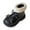 Black, variant on CAICJ98 Little Girls Ankle Boots Low Heel Side Zipper Fashion Toddler Boots Girl (Toddler/Little Kid/Big Kid),12
