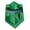 Green, variant on Tuscom Scooter Wheel Chock Parking Stand for 100-120mm Wheels Floor Storage Bracket Fixed Dock for Adult Kick Scooter