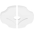thumbnail image 2 of 26"OD x 4"ID x 9"C x 1"P Percival Architectural Grade PVC Contemporary Ceiling Medallion, Two Piece, 2 of 4