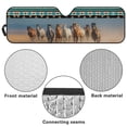 thumbnail image 6 of Yuyamidu Southwest Aztec Windshield Sun Shade for Jeep Wrangler JL 2/4 Door, Running Horse Front Window Sun Visor Blocks for UV and Heat, 1pc, 6 of 7