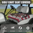 thumbnail image 3 of Whosucclay American Deer Art Easy Remove Golf Cart Seat Protector Breathable for Club Car Yamaha EZGO Icon, Elastic Golf Cart Seat Cover, 3 of 7