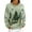 Green, variant on Christmas Sweatshirt for Women Fleece Lined Long Sleeve Crewneck Pullover Top Multicolor XL
