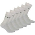 thumbnail image 1 of Diadora Calcetines Unisex, Paquete de 6 - Calcetines Deportivos, Algodón, Logotipo, color sólido Gris claro 43-46, 1 of 3