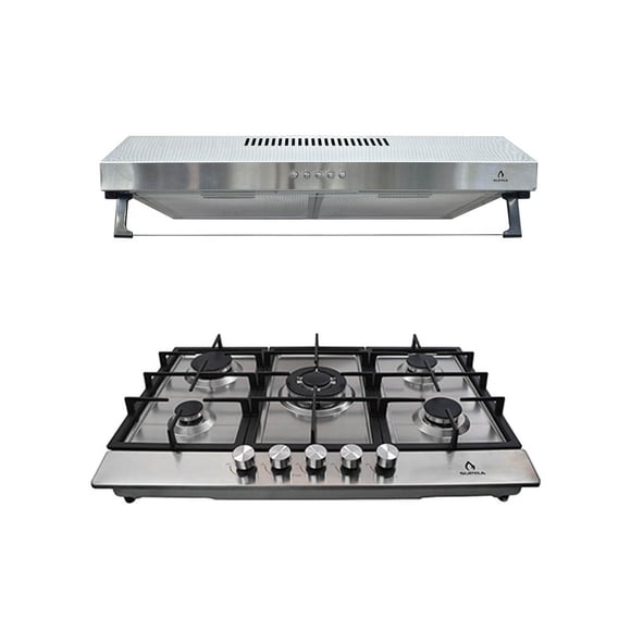 Parrilla Prato SUPRA Campana Nube 76 Cm Acero Inoxidable