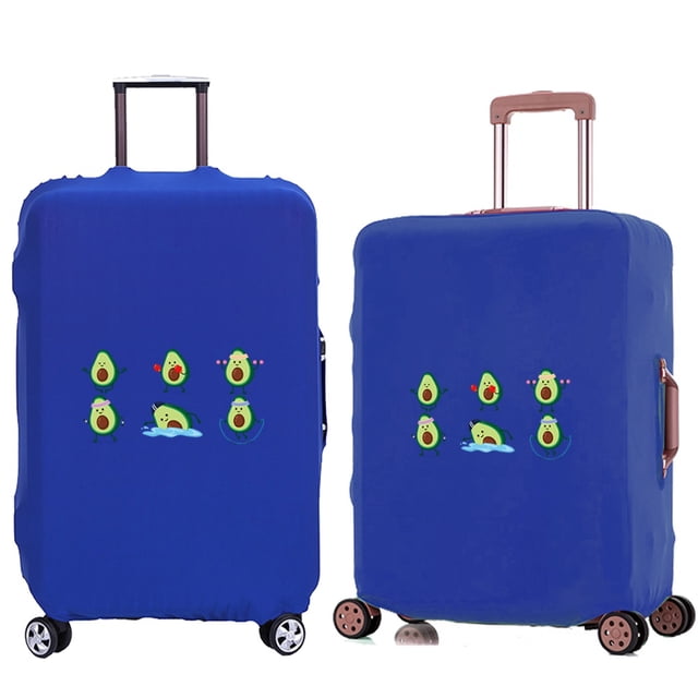 Travel Luggage Protective Cover Avocado Pattern Travel Accessories Elastic Suitcase Case Apply To 18-28inch 1Avocado002 S