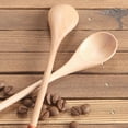 thumbnail image 3 of Long Handle Wooden Spoons, Wood Soup Spoons for Eating Mixing Stirring, Long Handle Spoon with Japanese Style Kitchen Utensil, Eco Friendly Table Spoon, 3 of 8