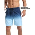 thumbnail image 5 of Hanerdun Mens 2 in 1 Dry Fit Workout Shorts with Liner and 5 Pockets Blue XL, 5 of 7