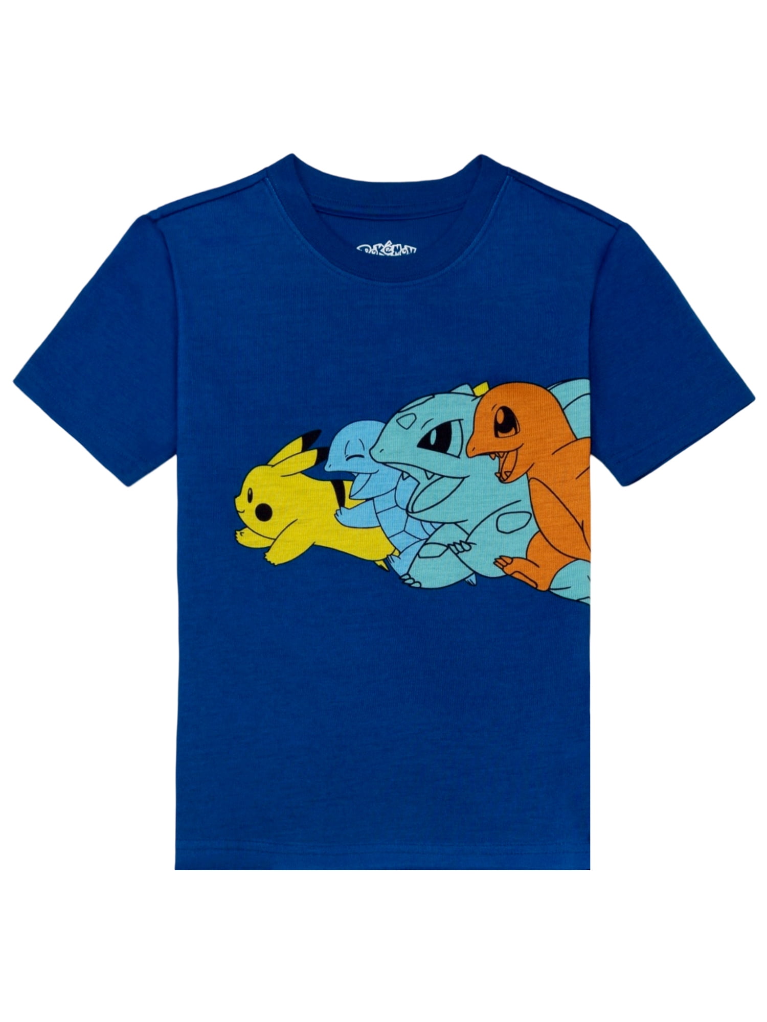 Pokemon Boys Short Sleeve Top and Pant Pajama Set, 2-Piece, Sizes 4-12
