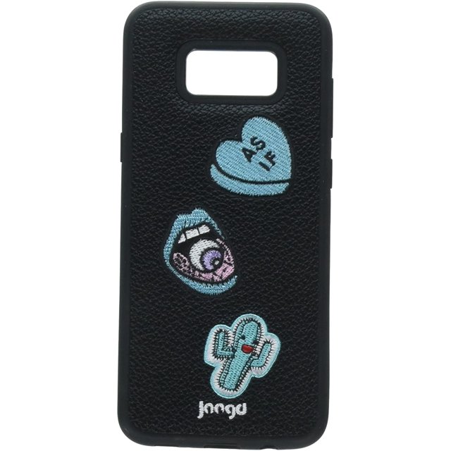 Jaagd Étui de Protection Absorbant les Chocs Brodée pour Samsung Galaxy S8 Plus, Emballage de Détail (comme Si)