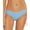 Sky, variant on Becca by Rebecca Virtue Womens Ribbed Cheeky Bikini Swim Bottom