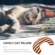 thumbnail image 4 of Almohada para dormir para gatos, almohada para el cuello para mascotas, almohada pequeña para gatos, almohada cómoda para gatos, almohada para gatos en forma de U, 4 of 6