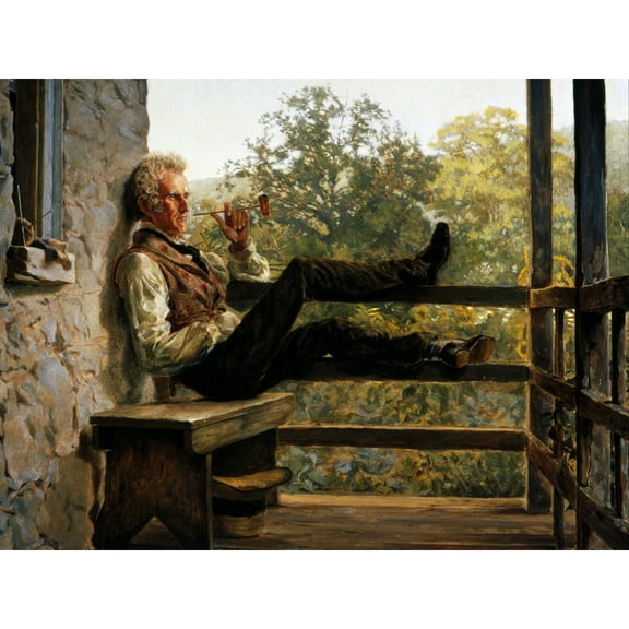 Mayer Independence Squire Jack Porter Painting Extra Large Art Print Wall Mural Poster Premium XL