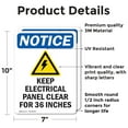 thumbnail image 2 of (2 Pack) Keep Electrical Panel Sign, 2 of 7