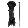 thumbnail image 1 of Bridas de plástico, bridas de cable autolock, 4 pulgadas - (paquete de 1000, negro), 1 of 7