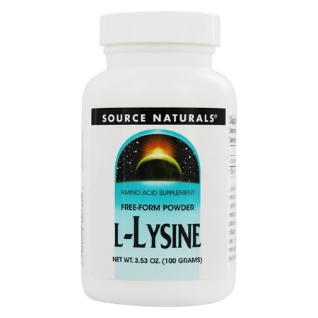 Source Naturals Source Naturals  L-Lysine, 3.53 (Best Sources Of Lysine)