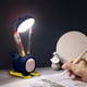 thumbnail image 4 of Lámpara de escritorio con diseño exclusivo, bonita luz nocturna para dormitorio infantil, lámpara de lectura LED portátil que cuida la vista, regalo único (lámpara de escritorio con forma de avión)., 4 of 6
