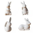 thumbnail image 1 of 4 de cerámica modernas, estatua de Pascua, librería para , manualidades decorativas, 1 of 9