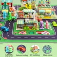 thumbnail image 1 of Agiferg Educational Toys Montessori Learning Toys, STEM Cognitive Development Games, Puzzle Paper Three-dimensional Puzzle City Scene Assembled To Build DIY Toys, 1 of 8