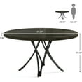 thumbnail image 3 of Tribesigns 47" Round Conference Table, Modern Business Meeting Table for Office Conference Room (Black), 3 of 8