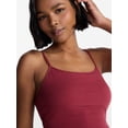 thumbnail image 4 of No Boundaries Cropped Cami Top with Shelf Bra, Women's XXS-XXL, 4 of 5