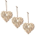 thumbnail image 2 of Moyic Paquete de 3 letras de para colgar en la pared, patrones florales, decoración en forma de corazón de amor con recortes de cuerdas, Decoración del hogar Moyic HA011687-00, 2 of 6
