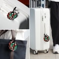 thumbnail image 6 of Palestine 2Pcs PU Leather Round Luggage Tags with Privacy Cover and Name ID Tag for Suitcase, Handbags, Backpacks, School Bags, 6 of 6
