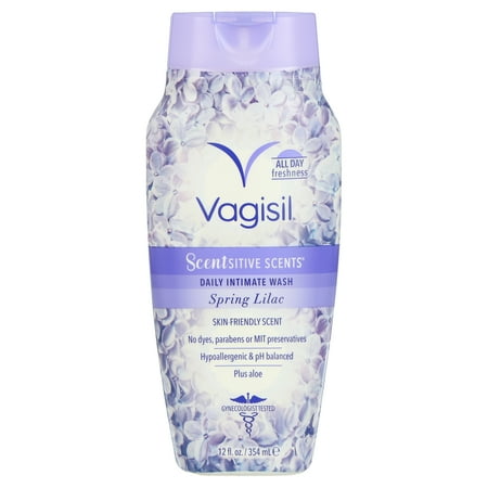 Vagisil Sensitive Scents Feminine Wash  Spring Lilac Scent  12 oz  1 Pack