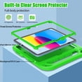 thumbnail image 4 of AVAWO Kids Case for New iPad (A16) 11th Generation 11 Inch 2025 & iPad 10th Generation 10.9" 2022 Cover with Built-in Screen Protector, Green, 4 of 9