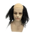 thumbnail image 2 of Accesorio de disfraces resistente al calor de pelaje para la tapa calvayada para el anime de Halloween de cosplay Negro, 2 of 8