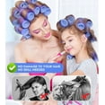thumbnail image 6 of NOGIS 6 PCS Large Size Hair Roller-Self Grip Hair Curler Large Sized Hairdressing Tools, Salon Curly Style for Short Hair, Pack of 6 Large 2.3 Inch (Random Color), 6 of 8