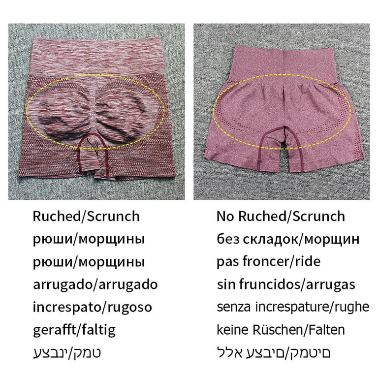 Sexy Booty Push Up Sport Yoga Shorts Femmes Sans couture Spandex