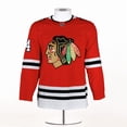 thumbnail image 2 of Artyom Levshunov Signé Chicago Draft Day Fanatics Chandail Premium #24/24, 2 of 2