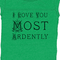 thumbnail image 4 of Inktastic I Love You Most Ardently Girls Baby Bodysuit, 4 of 5