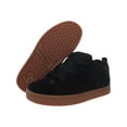 thumbnail image 4 of DC Men's Court Graffik Casual Skate Shoes  BLACK/GUM, 4 of 6