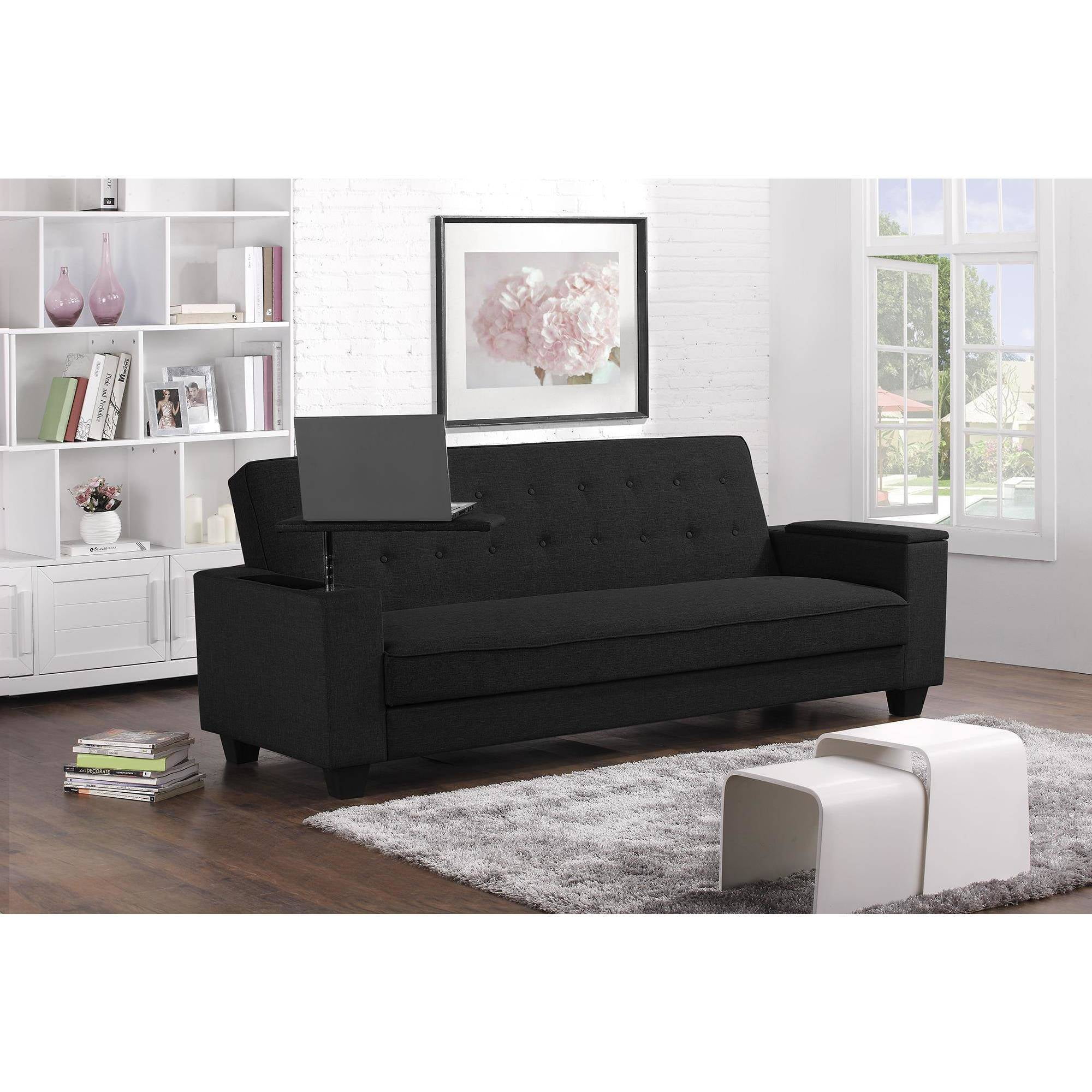 Dorel Home Union Laptop Tray Futon, Multiple Colors