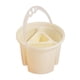 thumbnail image 3 of Cubos de Lavado de Pinceles, Suministros de Arte, Lavadora de Pinceles, Taza de Agua Portátil, 4 Rejillas con Soporte para Bolígrafo, Barril de Agua Amarillo, 3 of 8