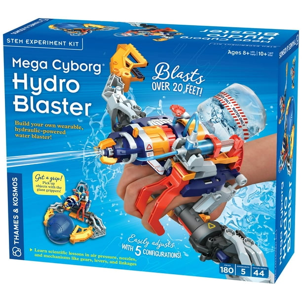 Kit de experimentos STEM Thames & Kosmos Mega Cyborg Hydro Blaster