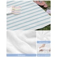 thumbnail image 6 of Blue Striped Beach Towels Oversized Super Absorbent, Blue White Stripes Farmhouse Lightweight Bath Towel Quick Dry Sets For Bathroom/Pool/Rv Camping/Beach Play/Gym Room/Picnic 23"x47", 6 of 8